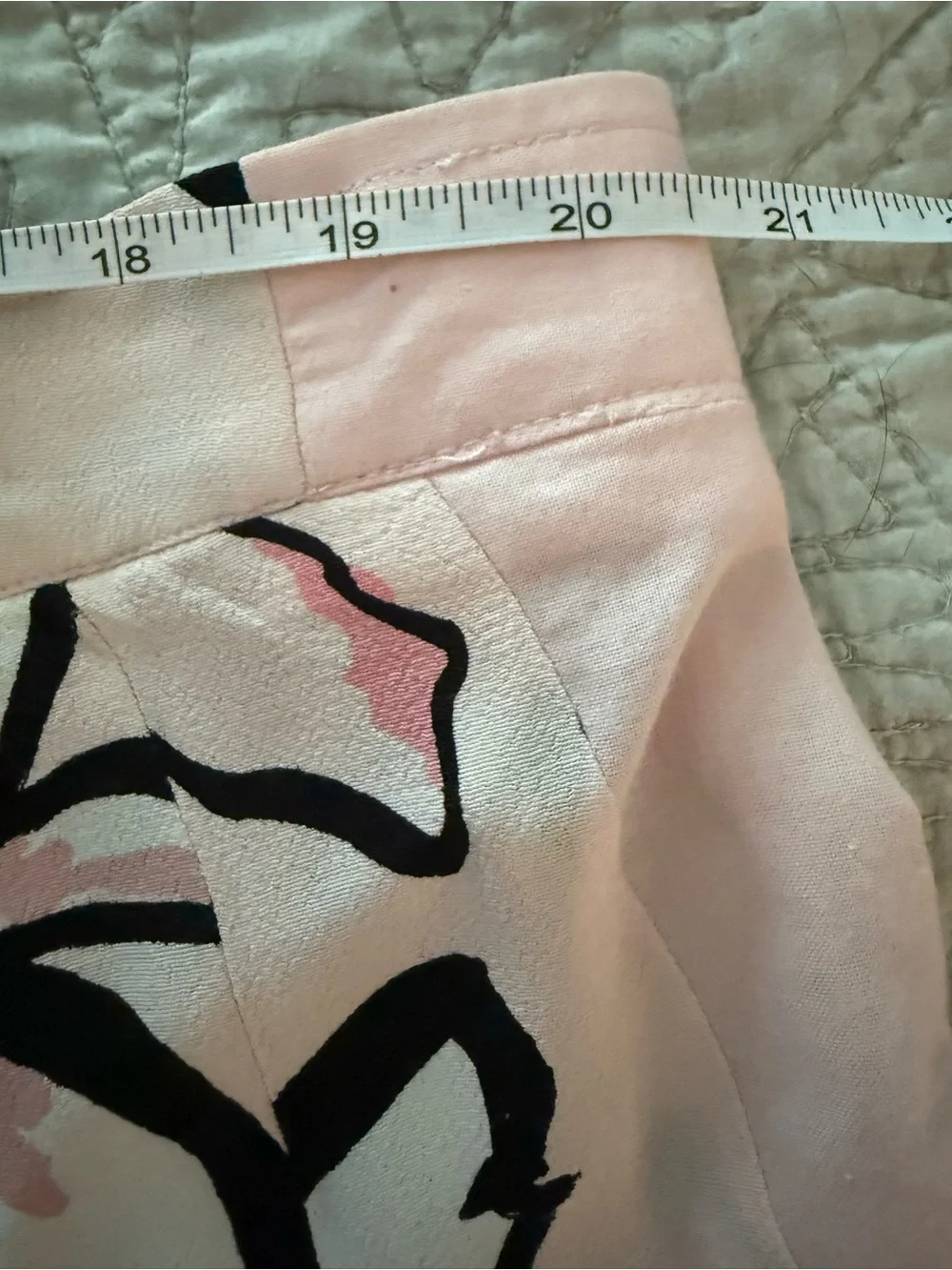 Kate Spade New York Floral A-Line Skirt Pink Black White Size 16